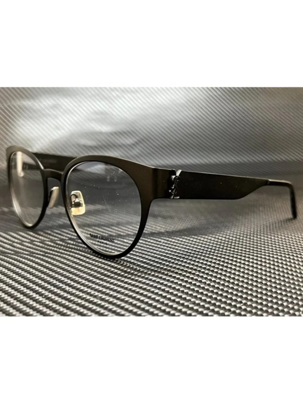 New Yves Saint Laurent Women  Black Eyeglasses  52- 19-
